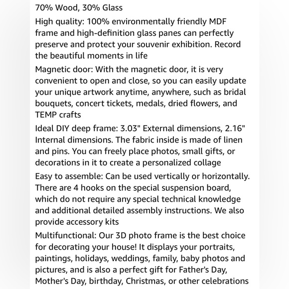 Shadowbox Frame - Picture 4 of 9